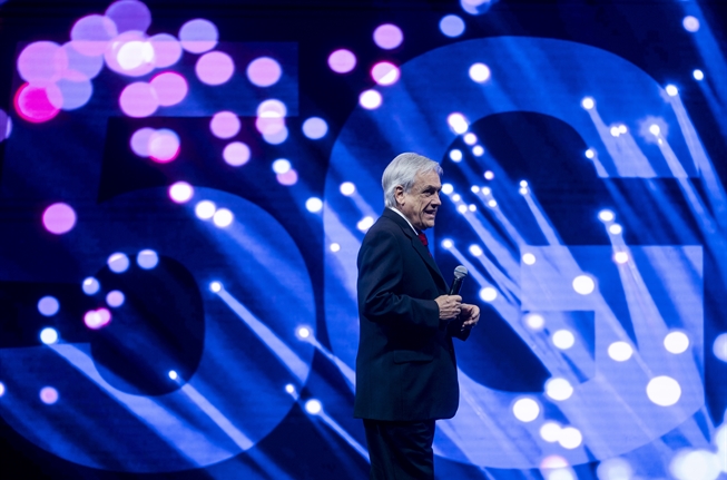 Presidente Piñera anunció el inicio de la licitación de la red 5G para Chile