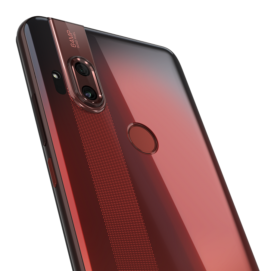 Motorola one Hyper Dark Amber Cam Detail 1