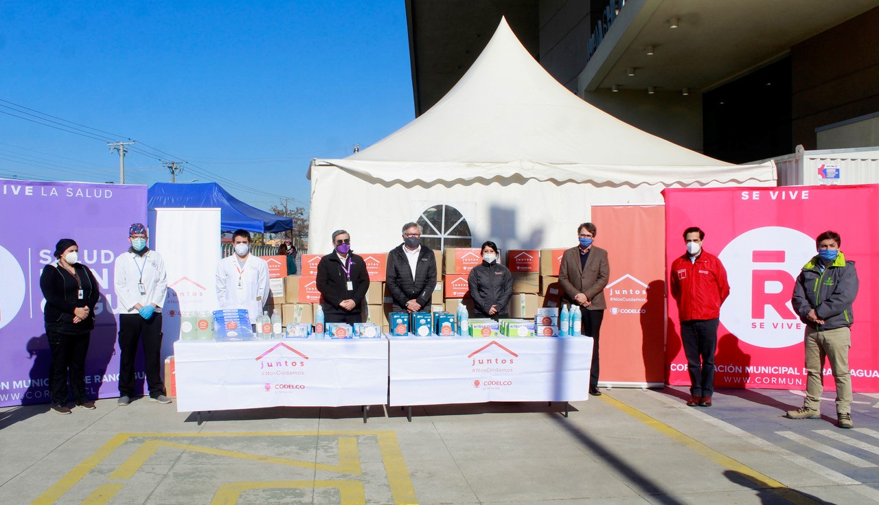 El Teniente entrega insumos de protección para trabajadores de la salud de Rancagua 5