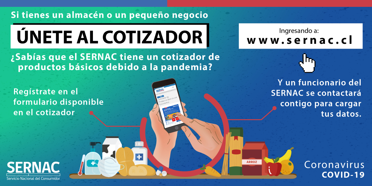 SERNAC INVITA A PEQUEÑOS NEGOCIOS Y ALMACENES A INSCRIBIRSE EN EL COTIZADOR DE PRECIOS