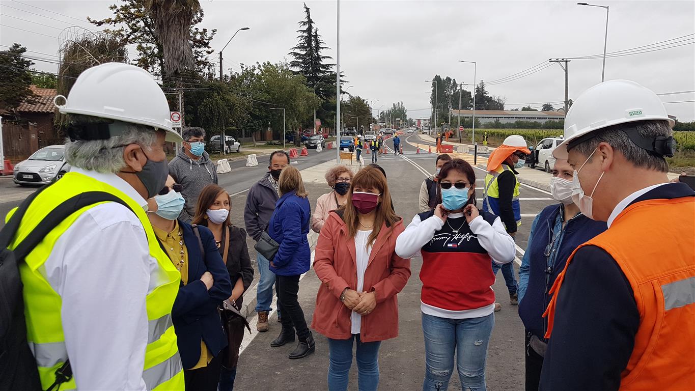 MUNICIPALIDAD DE RANCAGUA JUNTO A GRUPO EFE REALIZA ENTREGA DE TRÁNSITO EN PASO SOBRENIVEL LAS COLORADAS