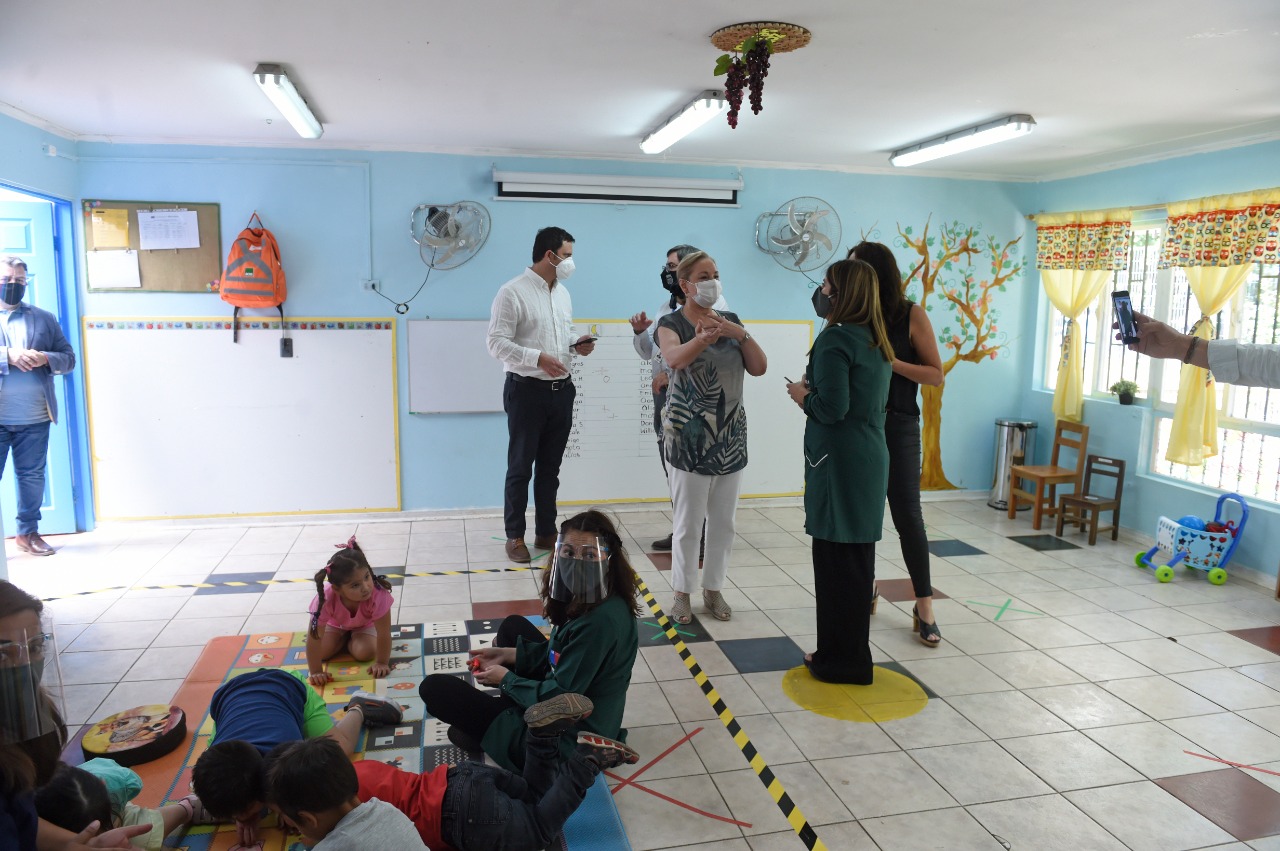 PRIMERA DAMA SUPERVISA PROCESO Y PROTOCOLO DE REAPERTURA DE JARDINES INFANTILES DE FUNDACIÓN INTEGRA A LO LARGO DEL PAÍS 1