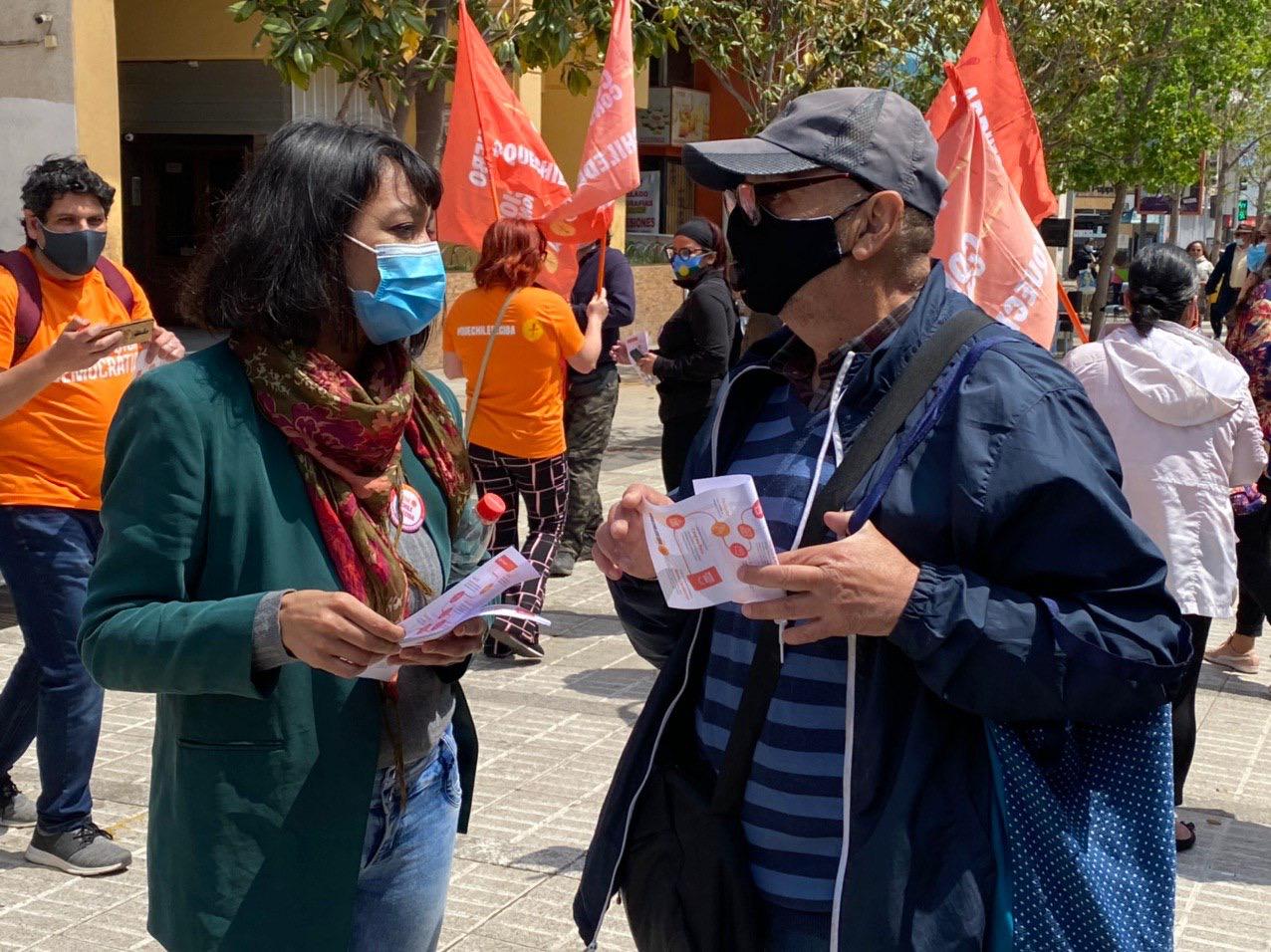 DIPUTADA NATALIA CASTILLO REALIZÓ PUERTA A PUERTA EN RANCAGUA 2