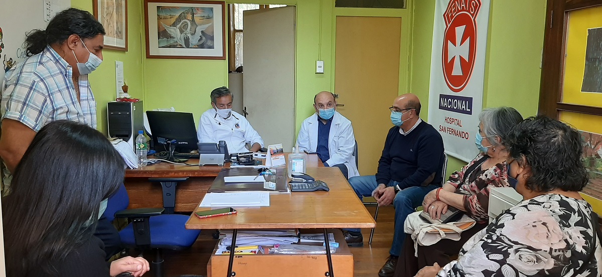 GREMIOS DE LA SALUD SE REÚNEN CON DIPUTADO CASTRO PS POR NUEVO HOSPITAL PARA SAN FERNANDO