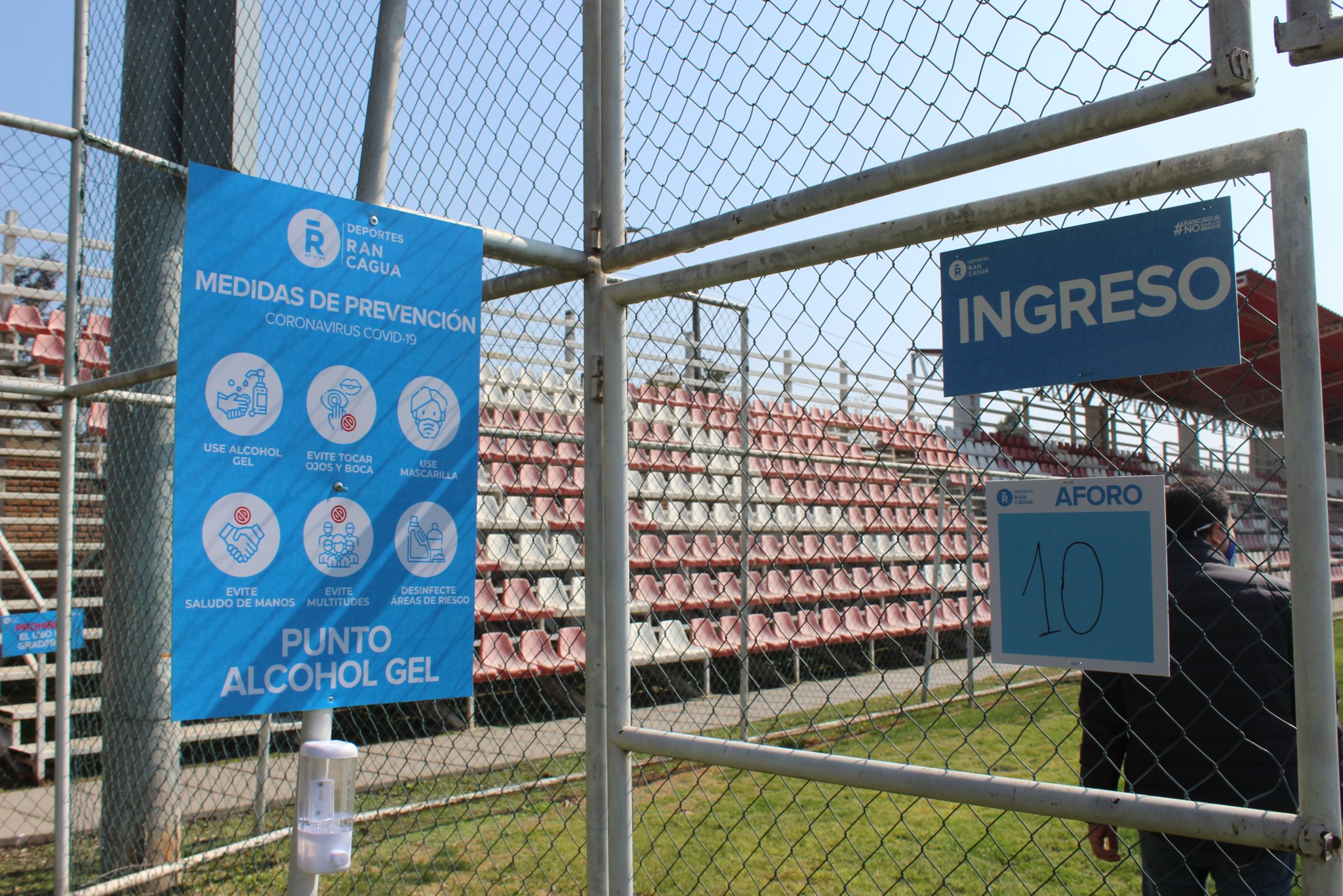 SEREMI DEL DEPORTE INSPECCIONA PROTOCOLOS DEL CLUB DEPORTES RANCAGUA 2