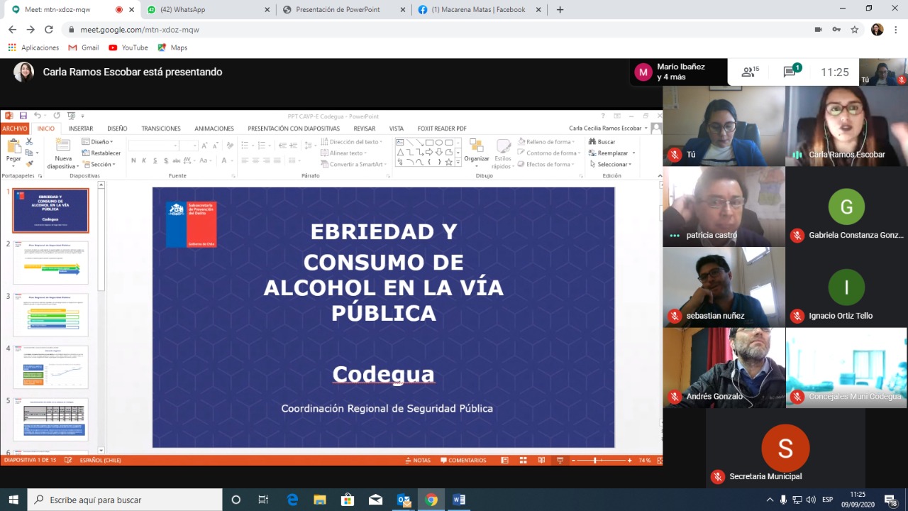 Coordinación Regional de Seguridad Pública entrega información clave para la prevención de delitos a cada comuna de la Región de OHiggins 2