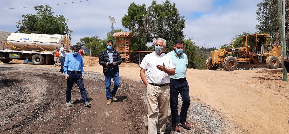 SEREMI MOP OHIGGINS INSPECCIONA EN PAREDONES OBRAS DE CONECTIVIDAD EN ZONAS RURALES APARTADAS DEL SECANO COSTERO 3