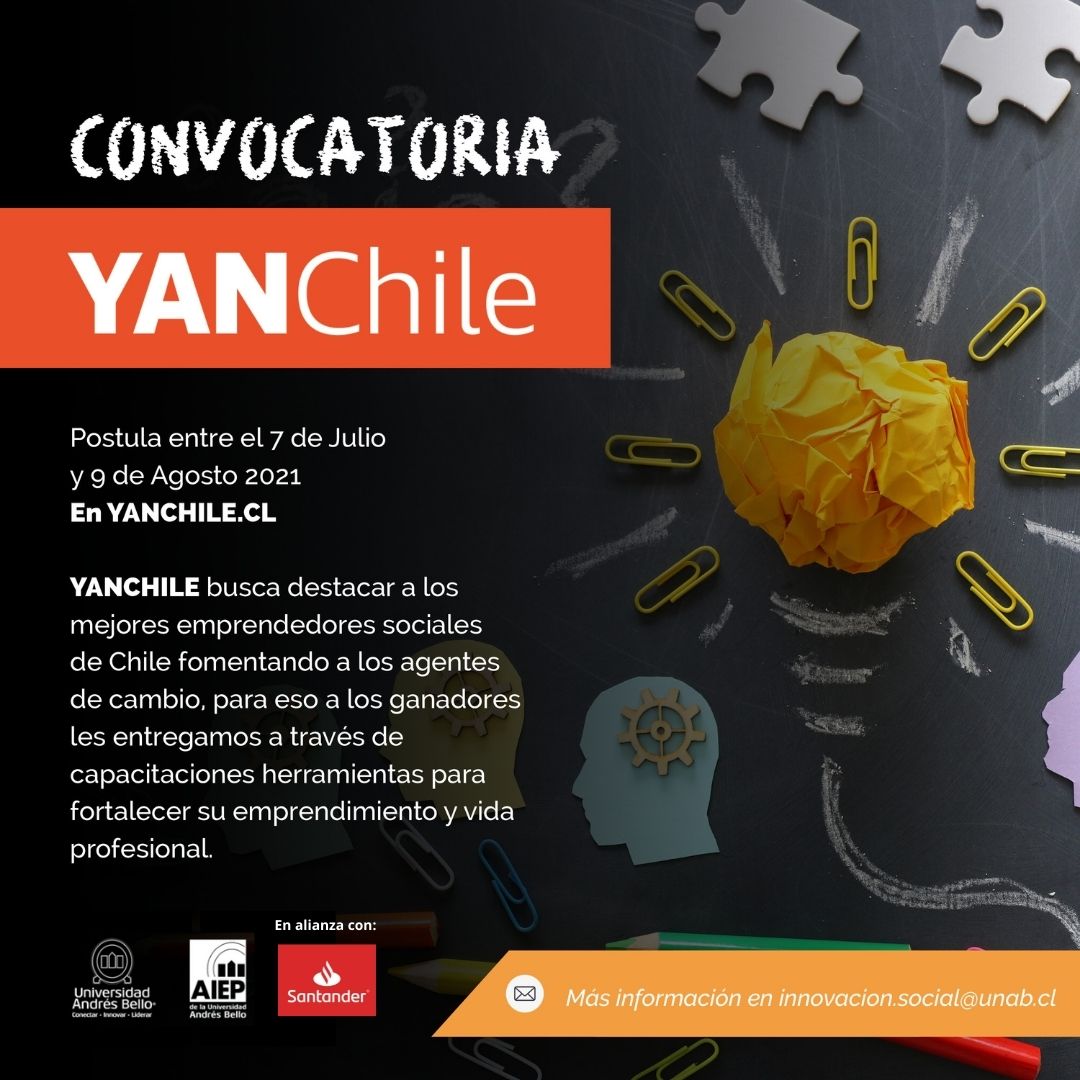 AIEP Y UNAB TE INVITAN A POSTULAR A YANCHILE 2021