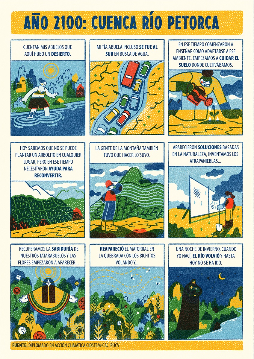 PROFESORES CREAN INFOGRAFÍAS Y CÓMICS PARA ENSEÑAR EDUCACIÓN AMBIENTAL A ESCOLARES DE 3 Y 4 MEDIO