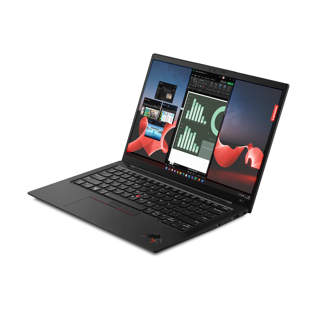 LENOVO SE ADELANTA A LA CES 2023 PRESENTANDO UNA NUEVA THINKPAD X1 QUE REFUERZA SU DISEÑO CON MATERIAL RECICLADO 12