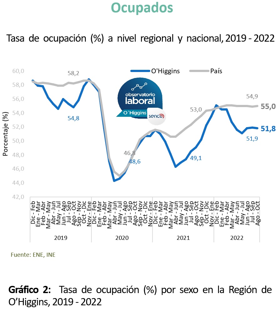 OCUPACIÓN DETUVO SU CRECIMIENTO EN LA REGIÓN DE OHIGGINS Ocupación