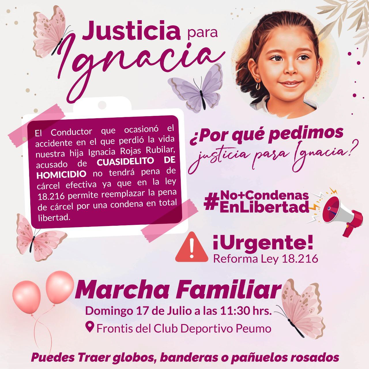 CARTA AL DIRECTOR JUSTICIA PARA IGNACIA