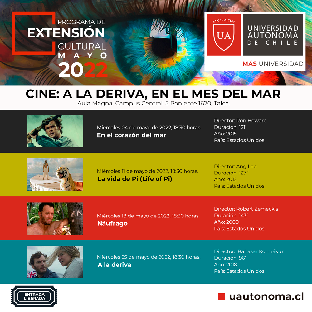 UA cartelera cine mayo 2022