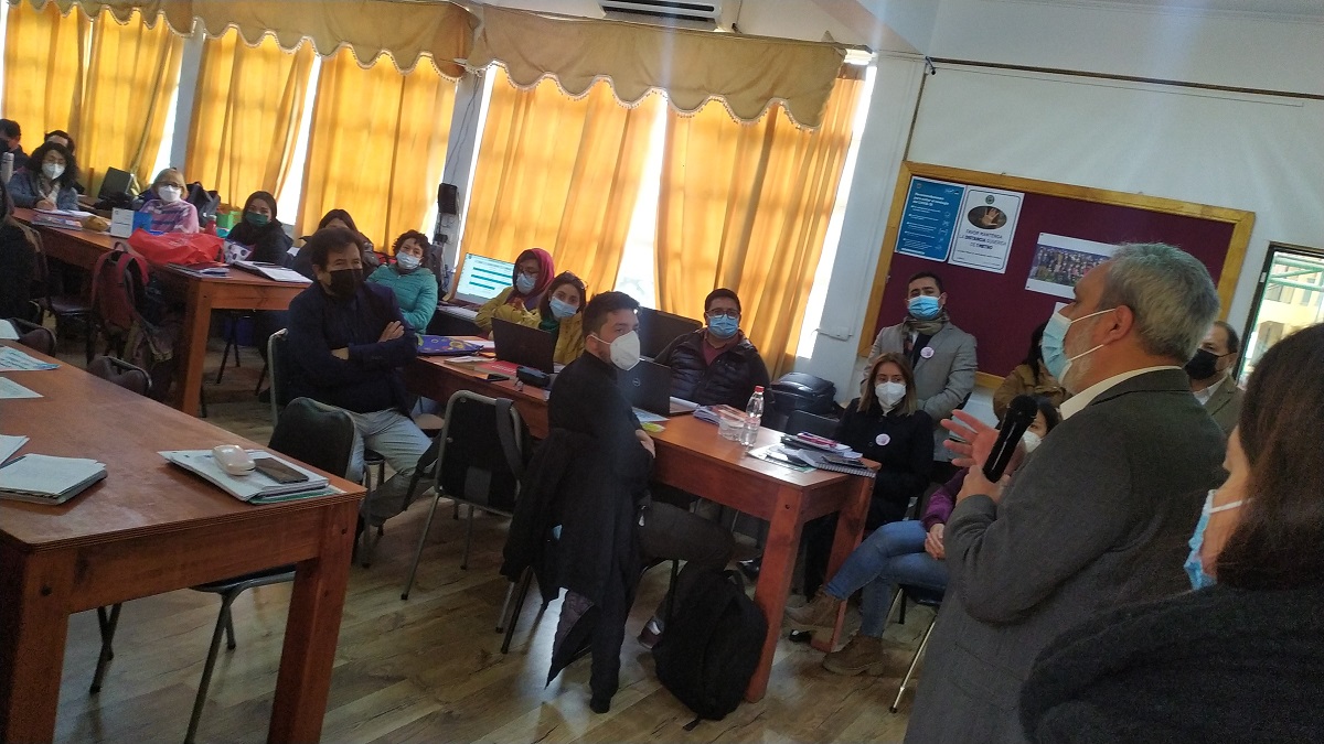 SEREMI DE EDUCACIÓN PRESENTA POLITICA DE REACTIVACIÓN EDUCATIVA INTEGRAL sala san vicente mayo
