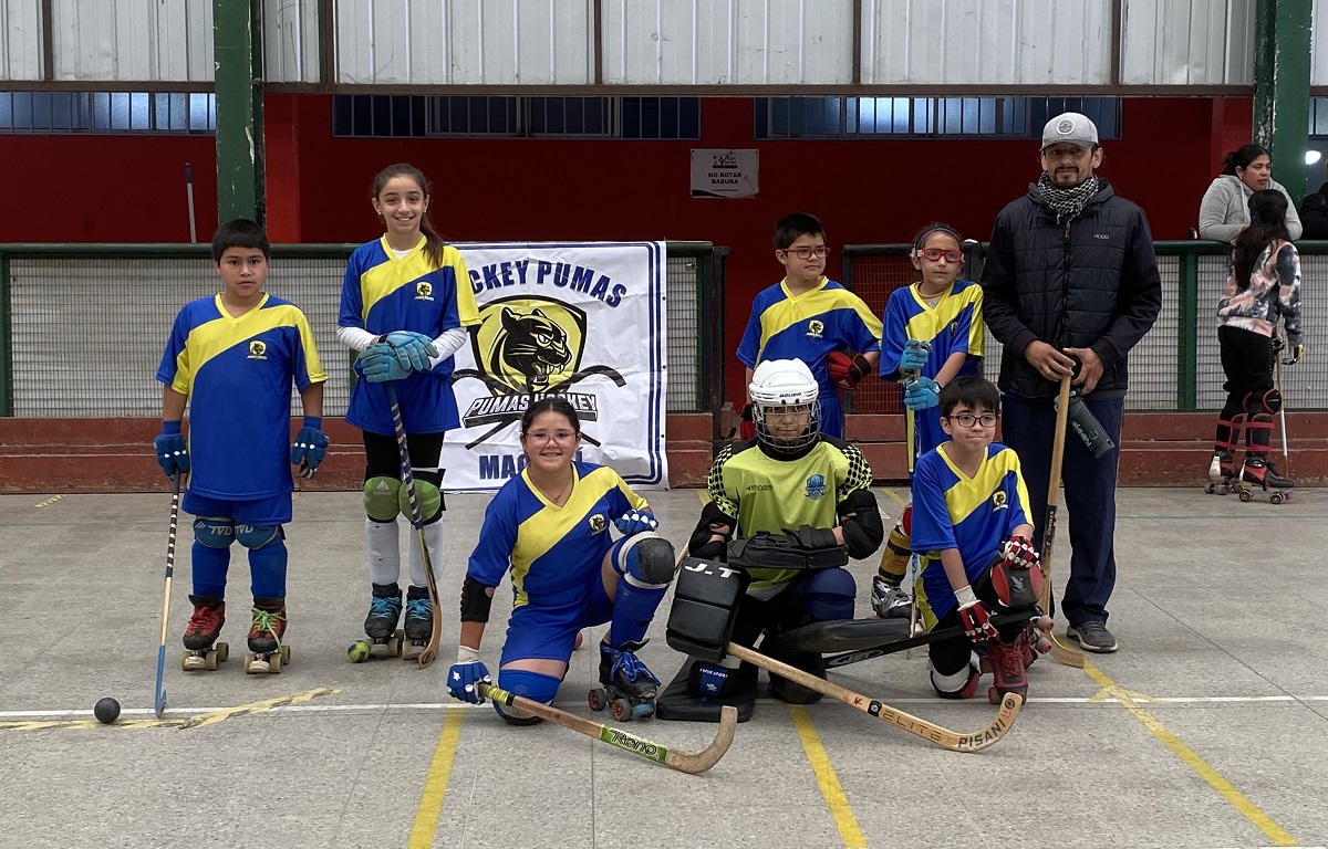 CLUB HOCKEY PATÍN PUMAS DE MACHALÍ OBTIENE SEGUNDO LUGAR EN CAMPEONATO CATEGORÍA SUB 11 SAN JAVIER