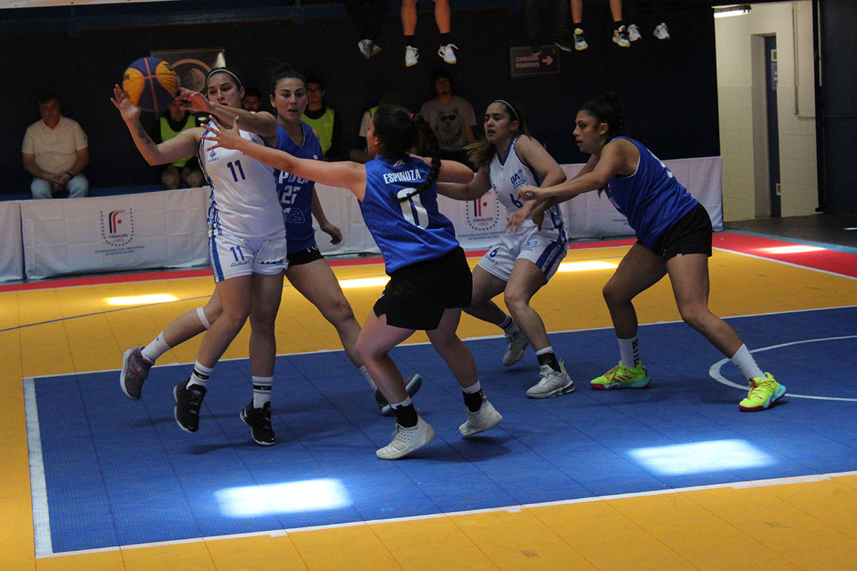 EQUIPO FEMENINO PUCV SE CORONA BICAMPEÓN DE TORNEO UNIVERSITARIO BÁSQUETBOL 3X3 FENAUDE Y LA UCHILE SE IMPONE EN VARONES A