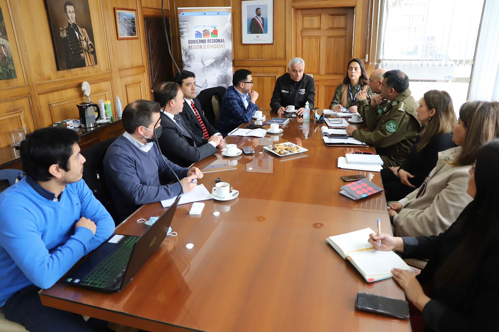 GOBERNADOR PABLO SILVA AMAYA QUEREMOS TRANSFORMAR A OHIGGINS EN LA REGIÓN MÁS SEGURA DEL PAÍS