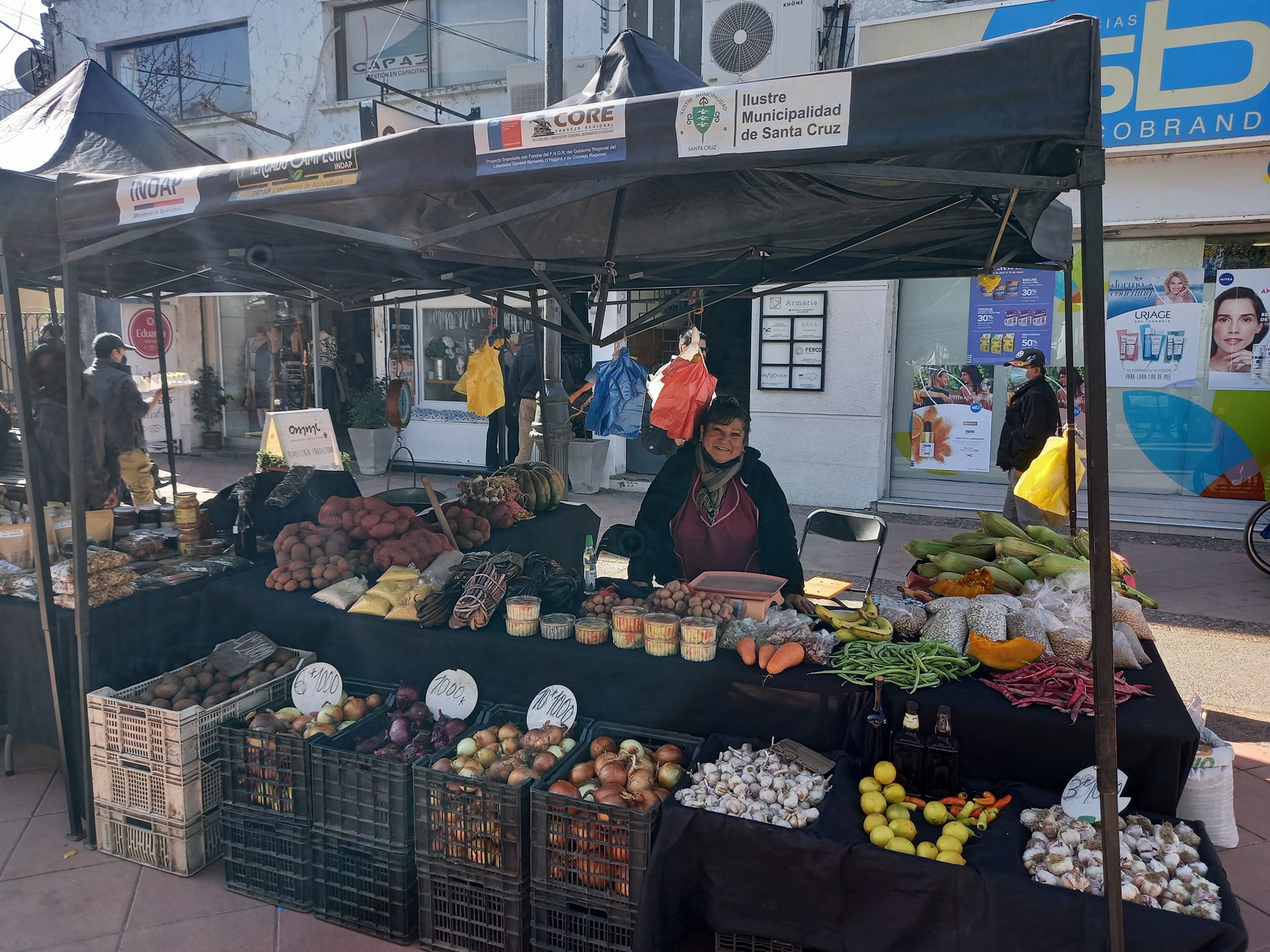 TRES NUEVOS MERCADOS CAMPESINOS IMPLEMENTARÁ INDAP EN LA REGIÓN mercado campesino santa cruz 2