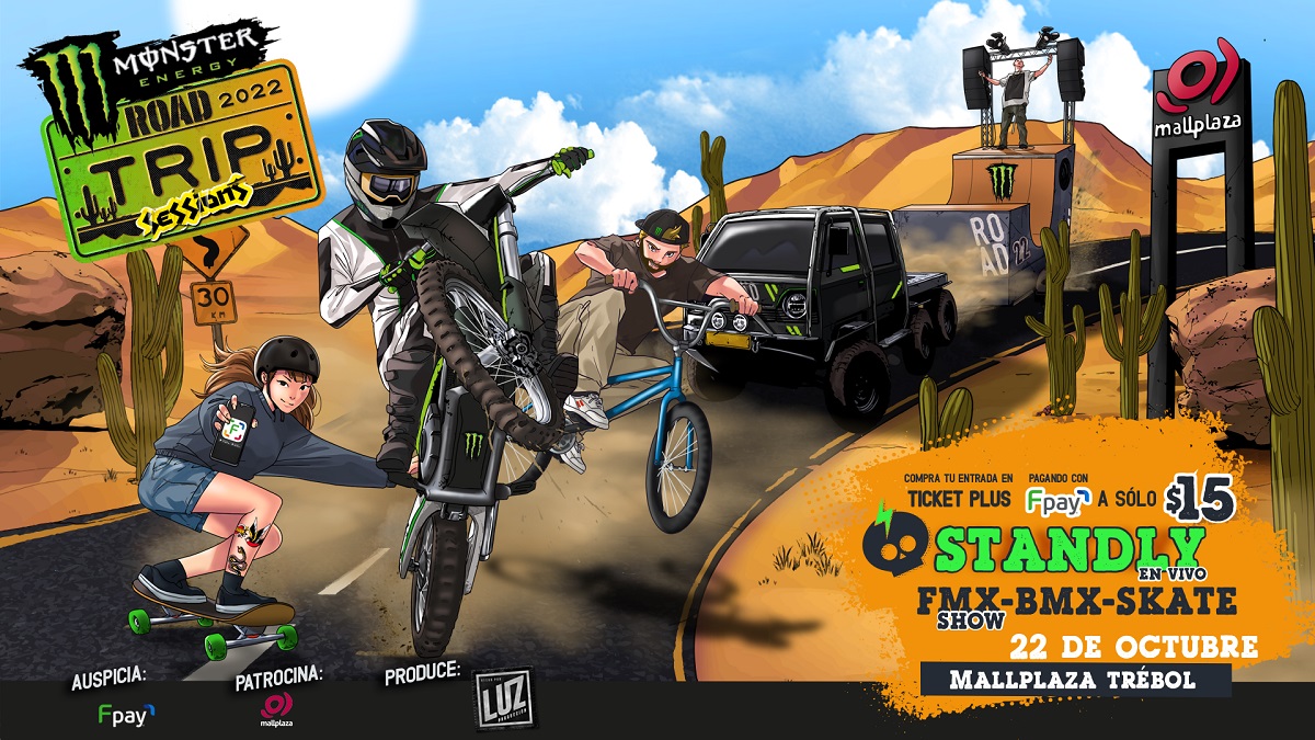 Monster Energy Road Trip Sessions Talcahuano Afiche oficial