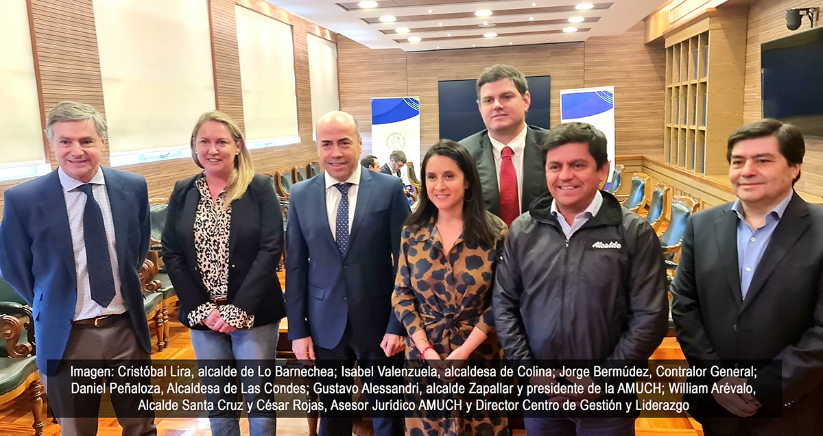 ALCALDES AMUCH Y CONTRALOR ACUERDAN FORMACIÓN DE MESA TÉCNICA PARA ESTUDIAR TRASPASO DE HONORARIOS A CONTRATA