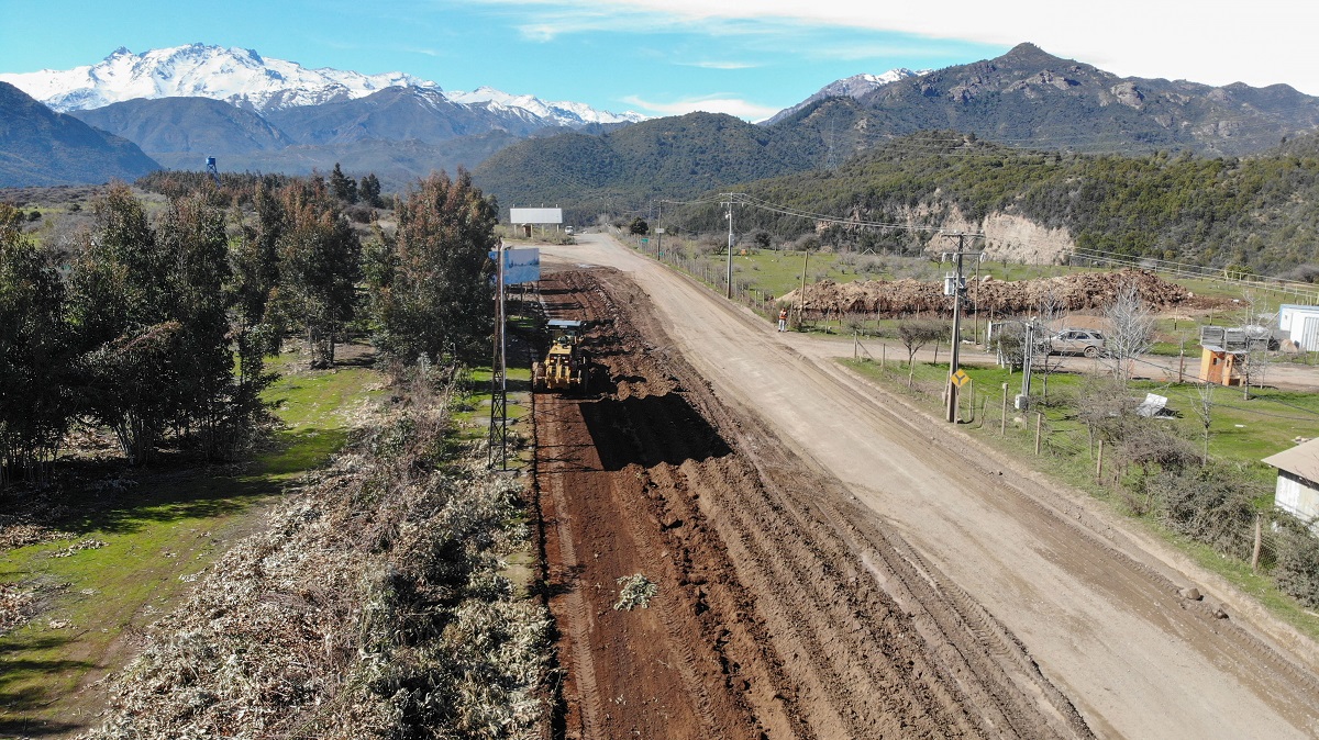 SEREMI MOP OHIGGINS INFORMA A JUNTA DE VECINOS DE LAS PEÑAS AVANCE DE TRABAJOS DE PAVIMENTACIÓN DE LA RUTA I 45 ETAPA II 2