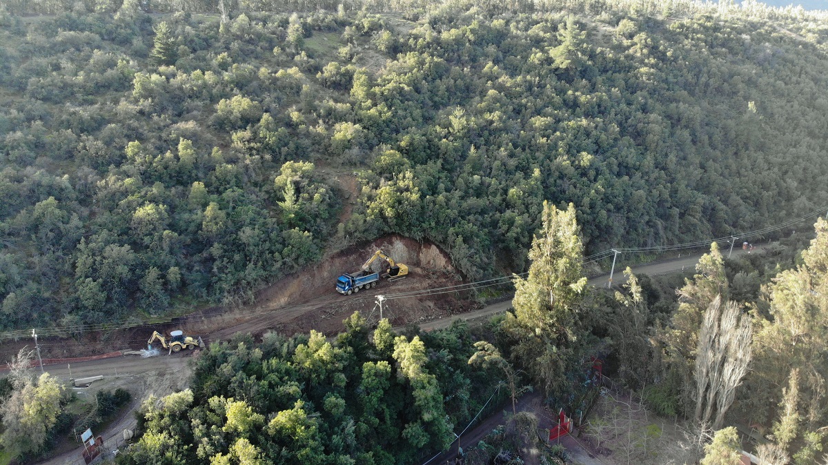 SEREMI MOP OHIGGINS INFORMA A JUNTA DE VECINOS DE LAS PEÑAS AVANCE DE TRABAJOS DE PAVIMENTACIÓN DE LA RUTA I 45 ETAPA II 3