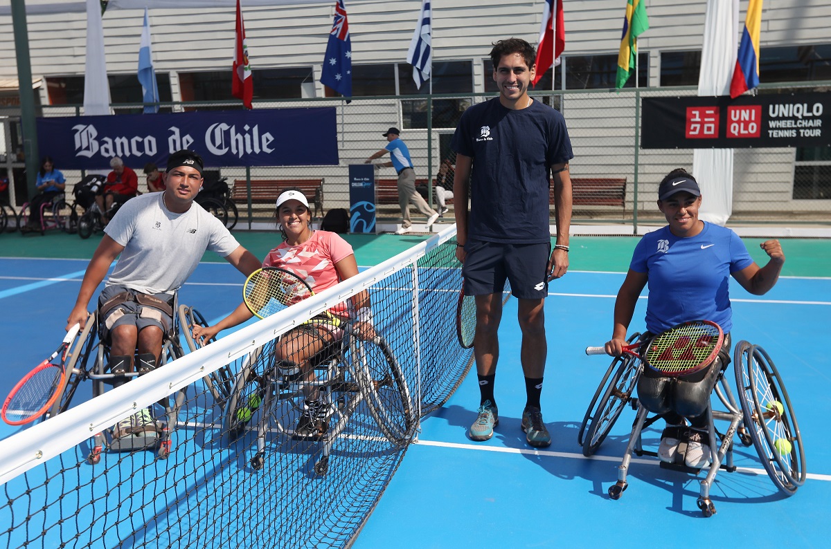 COMENZÓ UNA NUEVA VERSIÓN DEL TORNEO DE TENIS EN SILLA DE RUEDAS CHILEAN OPEN COPA BANCO DE CHILE 2