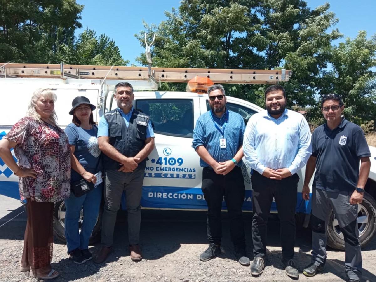 AUTORIDADES DE ENERGÍA REALIZAN LEVANTAMIENTO DE PUNTOS CRÍTICOS EN DIVERSOS SECTORES DE LA COMUNA DE LAS CABRAS PARA MEJORAR LA CALIDAD DEL SUMINISTRO ELÉCTRICO