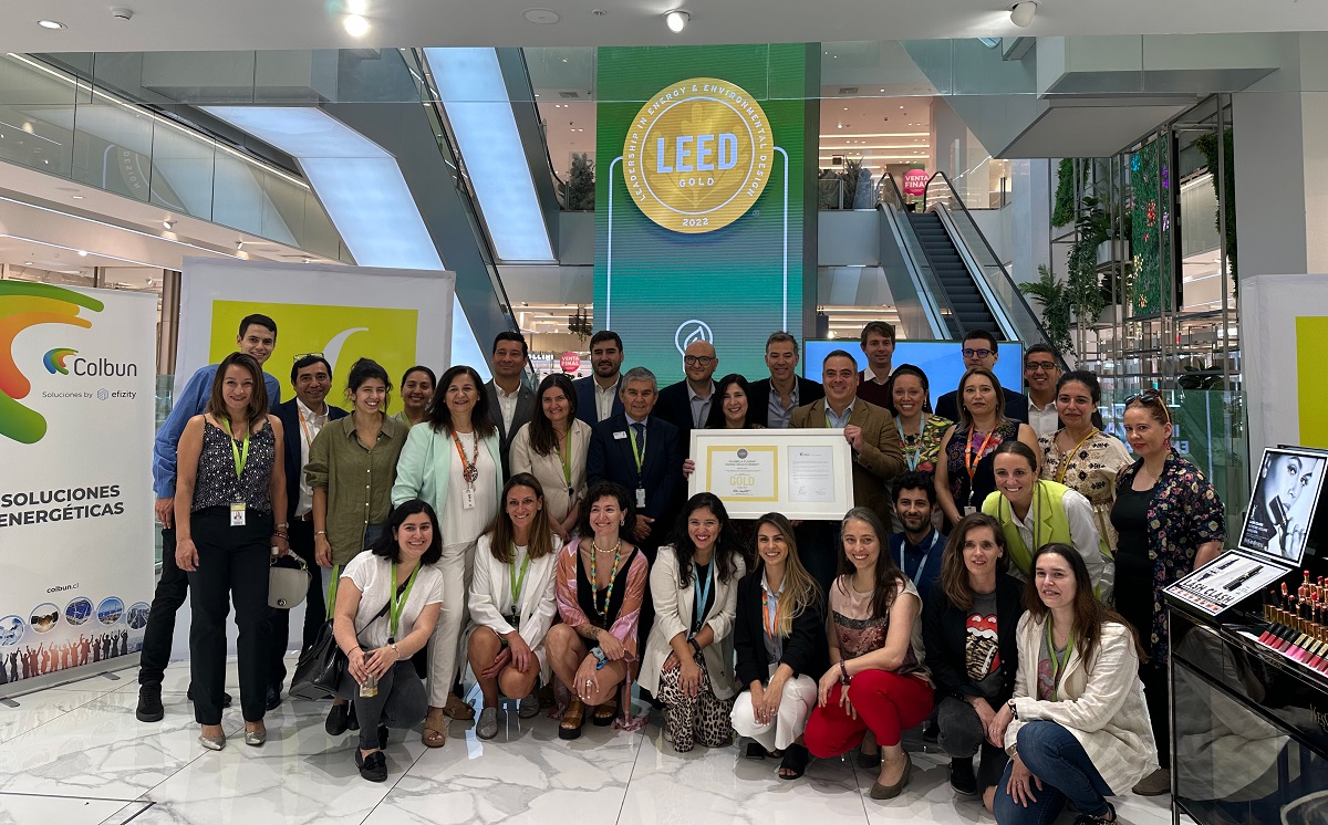 FALABELLA PARQUE ARAUCO RECIBE CERTIFICACIÓN INTERNACIONAL LEED GOLD CON ASESORÍA DE COLBÚN 2