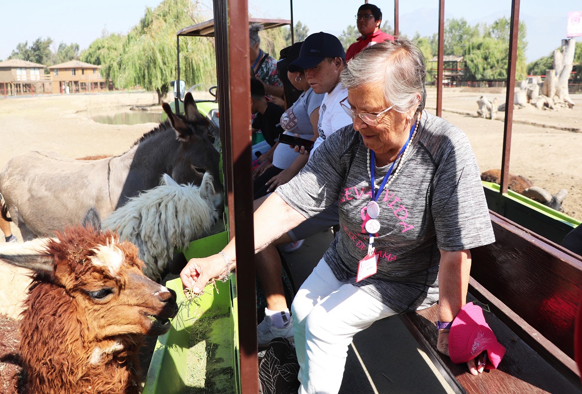 PACIENTES ONCOLÓGICOS DEL HRLBO RECIBEN TERAPIA ASISTIDA EN EL PARQUE SAFARI DE RANCAGUA 2