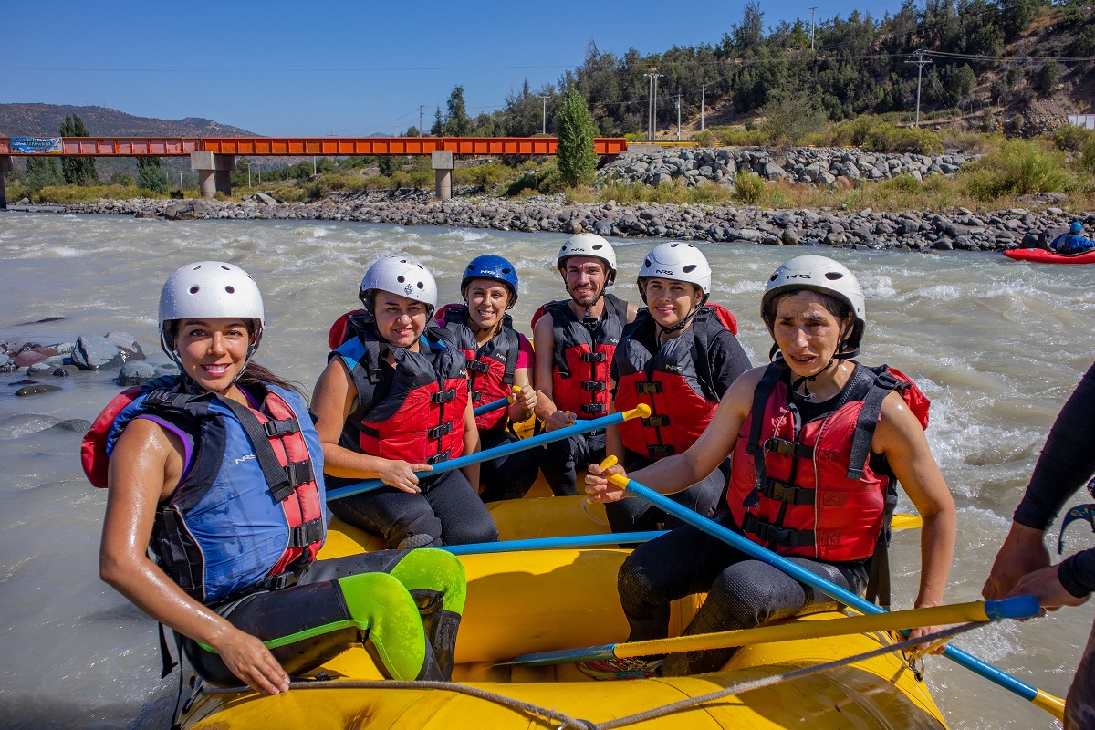 PERSONAS CON DISCAPACIDAD AUDITIVA REALIZARON PRIMER RAFTING INCLUSIVO DE LA REGIÓN DE OHIGGINS