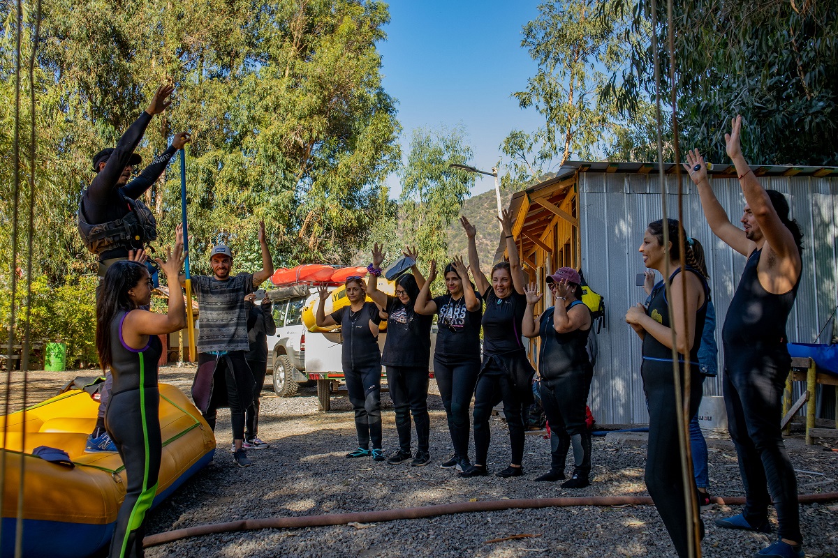 PERSONAS CON DISCAPACIDAD AUDITIVA REALIZARON PRIMER RAFTING INCLUSIVO DE LA REGIÓN DE OHIGGINS 1