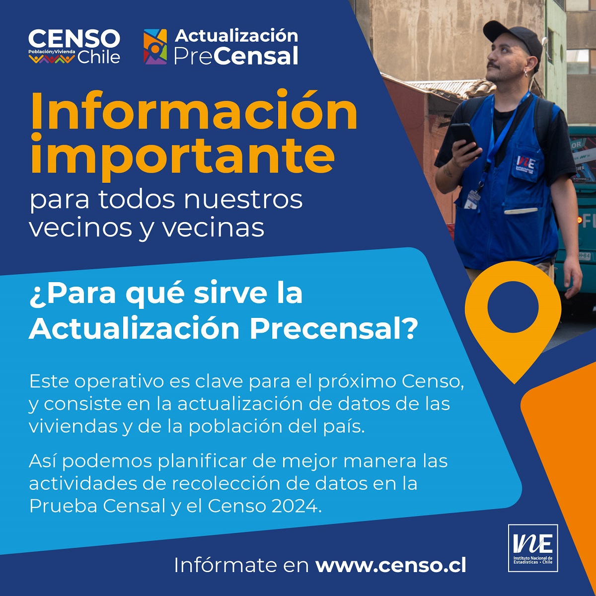 AVANZA ACTUALIZACIÓN PRECENSAL DEL INE EN LA REGIÓN DE OHIGGINS 4
