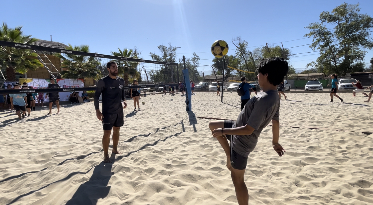 LANZAMIENTO PRIMERA FECHA CAMPEONATO NACIONAL DE FOOTVOLLEY 1