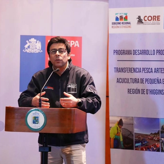 IMPULSO A LA PESCA ARTESANAL GOBIERNO REGIONAL DE OHIGGINS E INDESPA ABREN CONVOCATORIA POR 350 MILLONES PARA SECTOR PESQUERO Y ACUICULTOR DE PEQUEÑA ESCALA Leonardo Llanos director Indespa