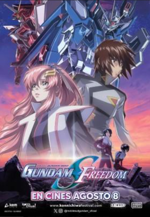 Desde el 8 de agosto Gundam Seed Freedom llega a Cinemark y cines