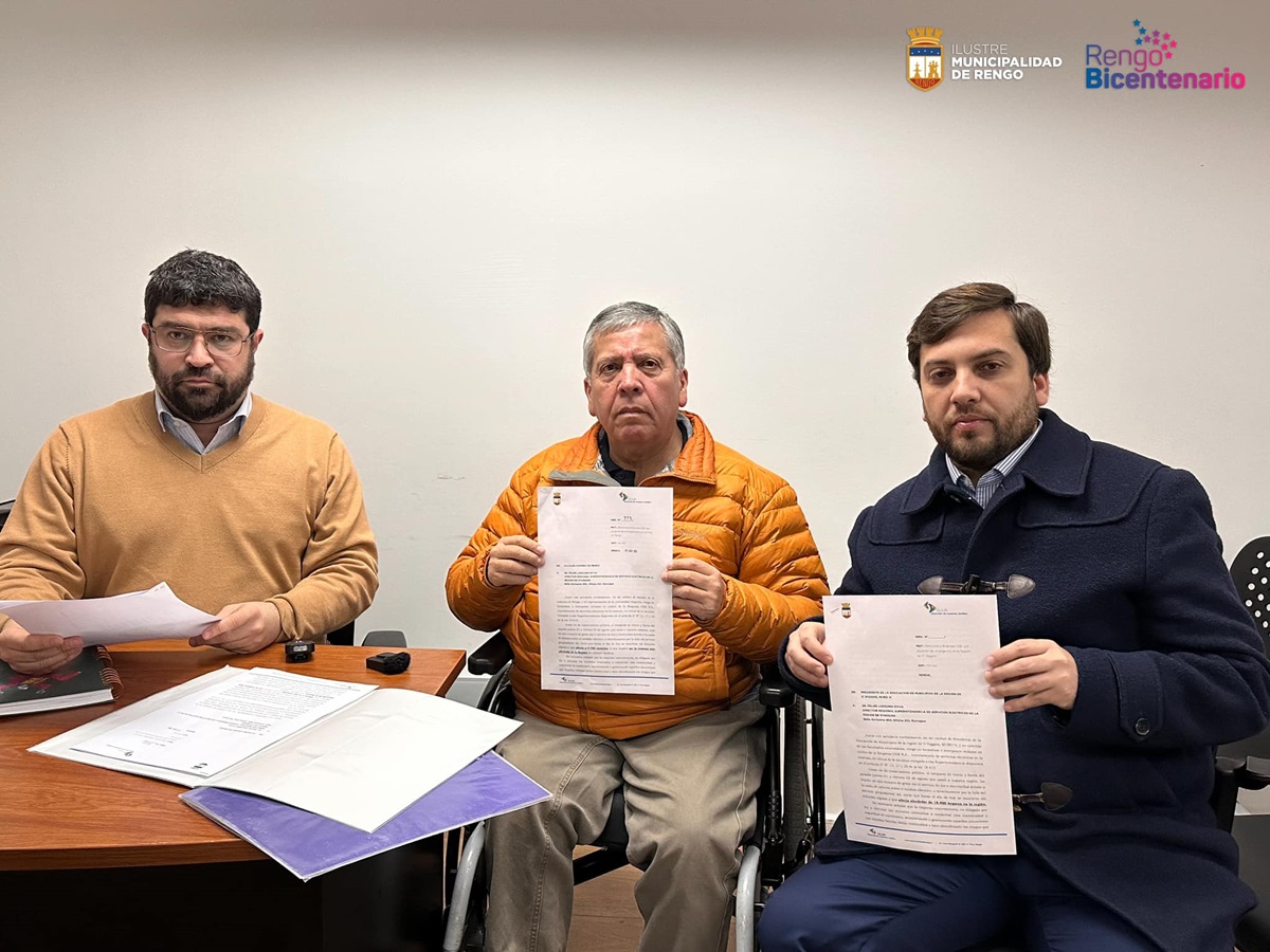 PRESIDENTE DE ALCALDES DE OHIGGINS OFICIA A SEC POR LENTA REPOSICIÓN DE SERVICIOS ELÉCTRICOS EN LA REGIÓN 1