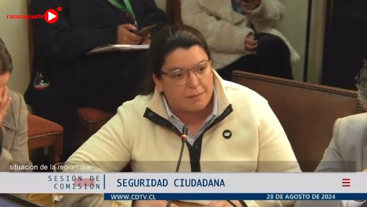 DIPUTADA NATALIA ROMERO IMPULSA SESIÓN DE COMISIÓN DE SEGURIDAD EN OHIGGINS