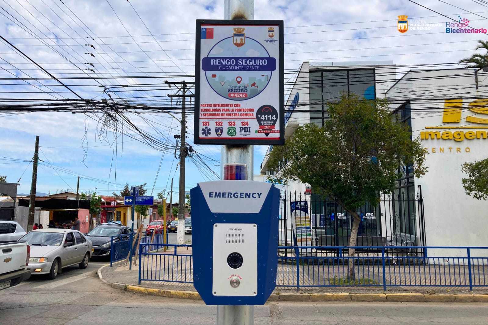 RENGO INAUGURA PRIMEROS POSTES INTELIGENTES DE SEGURIDAD EN LA REGIÓN3