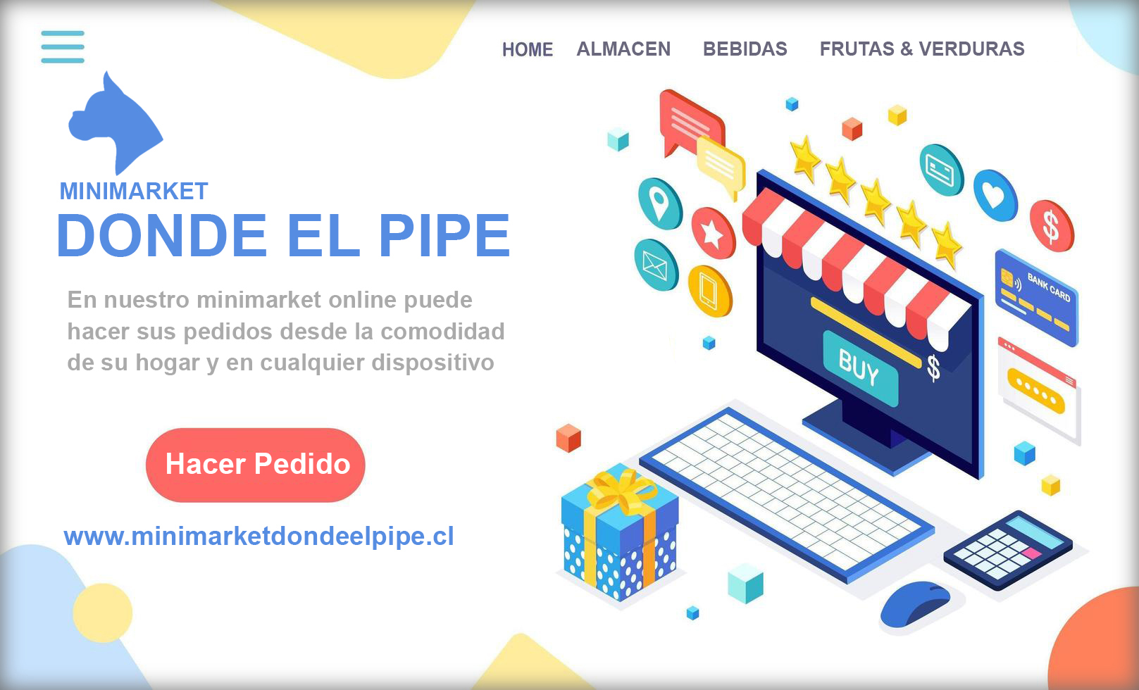 PROSPECTO DE WEB MINIMARKET DONDE EL PIPE