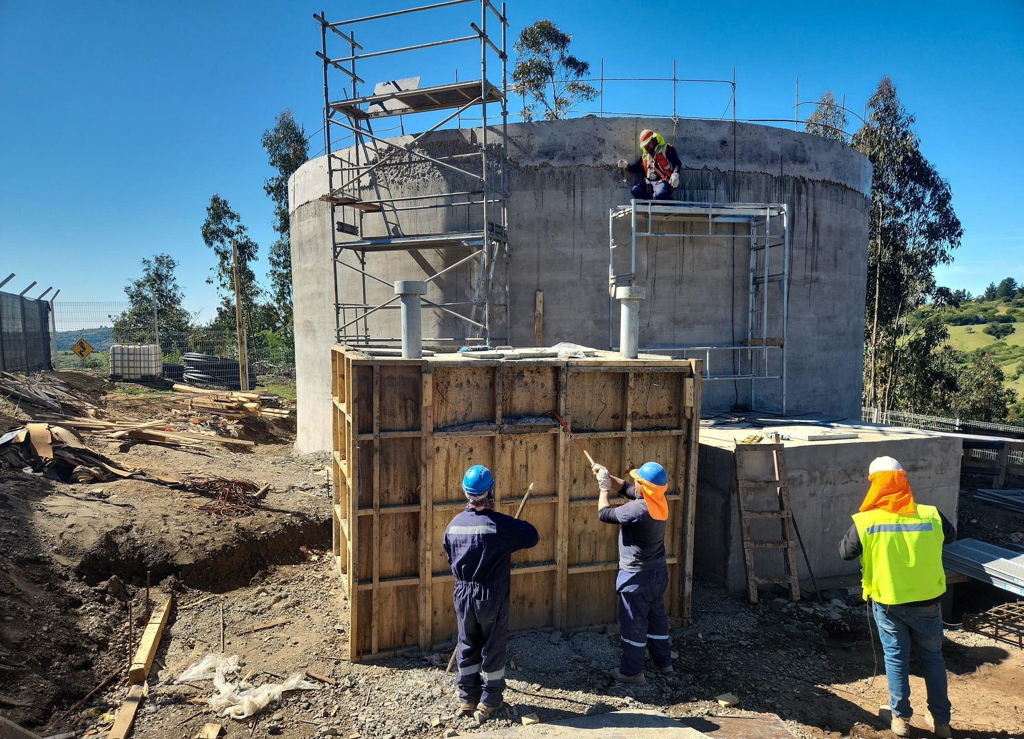 MOP OHIGGINS ALCANZÓ LOS 96.969 MILLONES DE PESOS EN EJECUCIÓN PRESUPUESTARIA DURANTE LOS PRIMEROS TRES TRIMESTRES DE 2024 Foto Estanque de regulación Pupuya 1