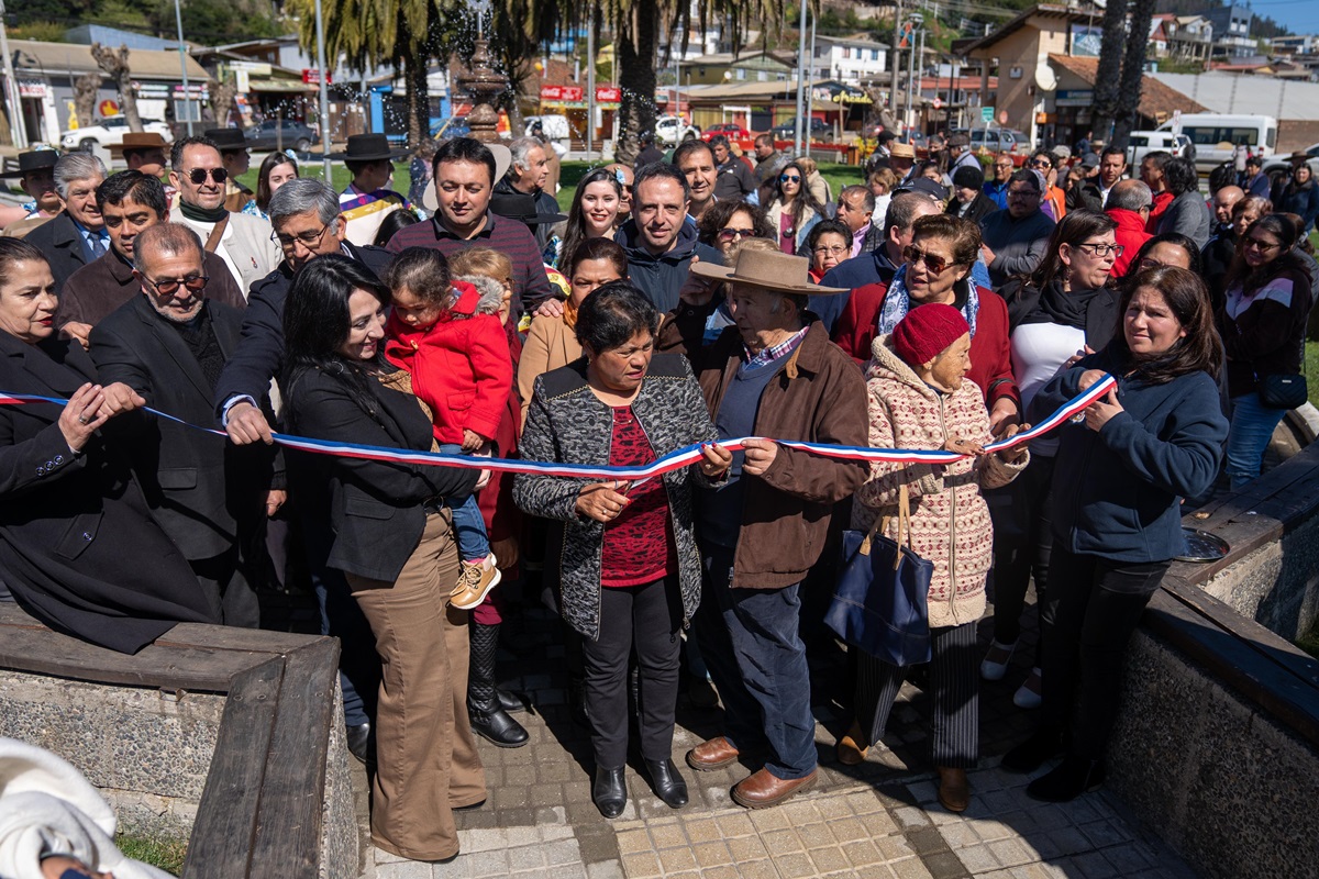 PELLUHUE CUENTA CON REMODELADA PLAZA DE ARMAS GRACIAS AL GOBIERNO REGIONAL DEL MAULE 2