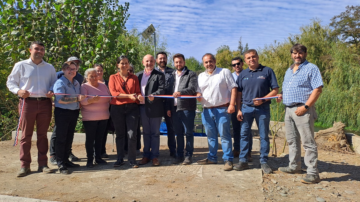 MINAGRI INAUGURA MODERNAS OBRAS PARA MEJORAR EL MONITOREO Y DISTRIBUCIÓN DEL AGUA PARA RIEGO EN COLTAUCO SUBSECRETARIA CNR COLTAUCO 2