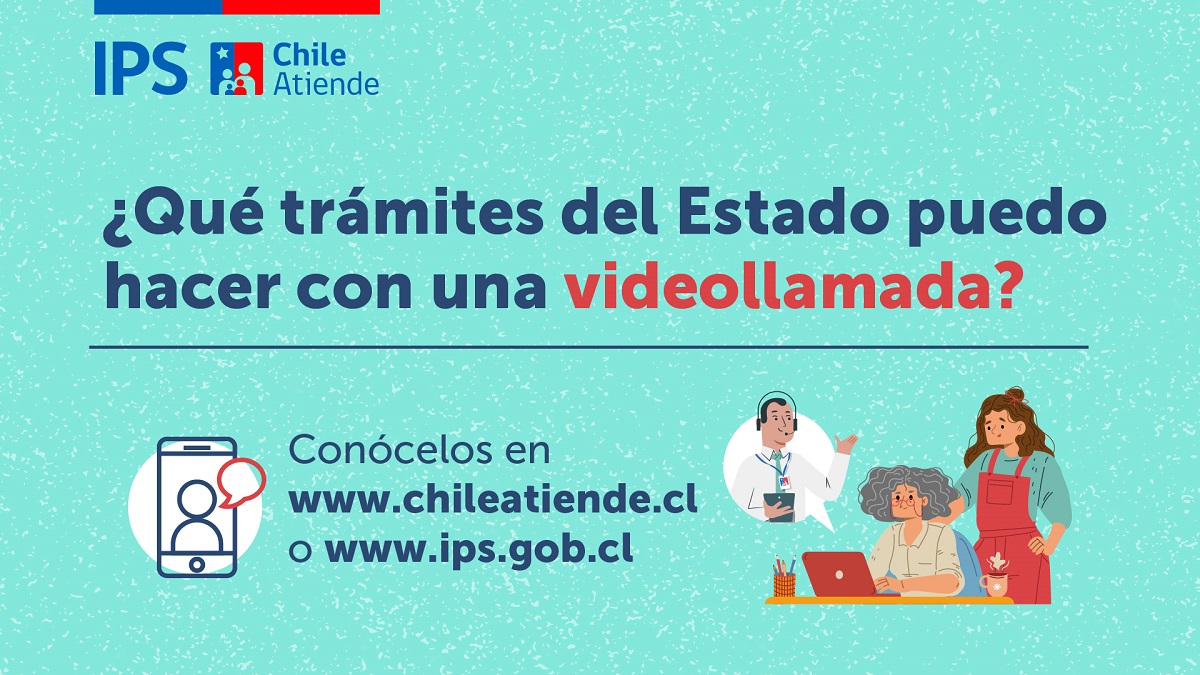 QUE TRAMITES DEL ESTADO PUEDO HACER CON UNA VIDEOLLAMADA Gráfica prensa Videoatención 15.04.25