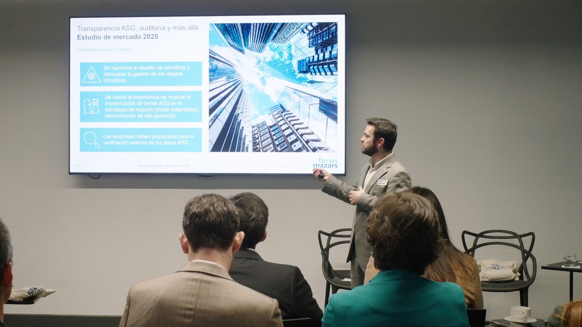 FORVIS MAZARS LANZA LA TERCERA VERSIÓN DE SU ESTUDIO TRANSPARENCIA ASG AUDITORÍA Y MÁS ALLÁ FOTO 1
