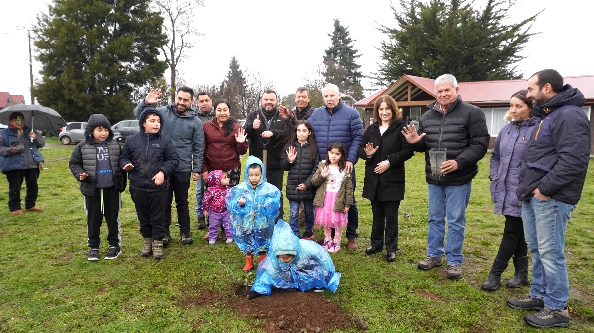 Corma celebra el Día de la Plantación con donación de 200 árboles a vecinos de Pillanlebún Plantación Araucanía 1
