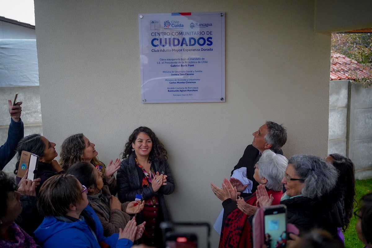 GOBIERNO INAUGURA EN RANCAGUA EL PRIMER CENTRO COMUNITARIO DE CUIDADOS DE LA REGIÓN DE OHIGGINS Primer Centro de Cuidados de OHiggins