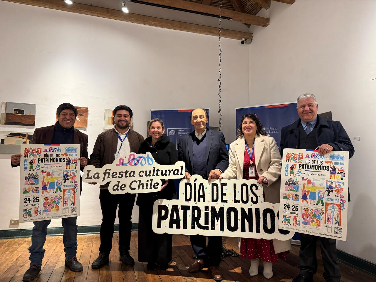REGIÓN DE OHIGGINS SUMA MÁS DE 200 ACTIVIDADES CULTURALES PARA EL DÍA DE LOS PATRIMONIOS 2025 FOTO GRUPAL