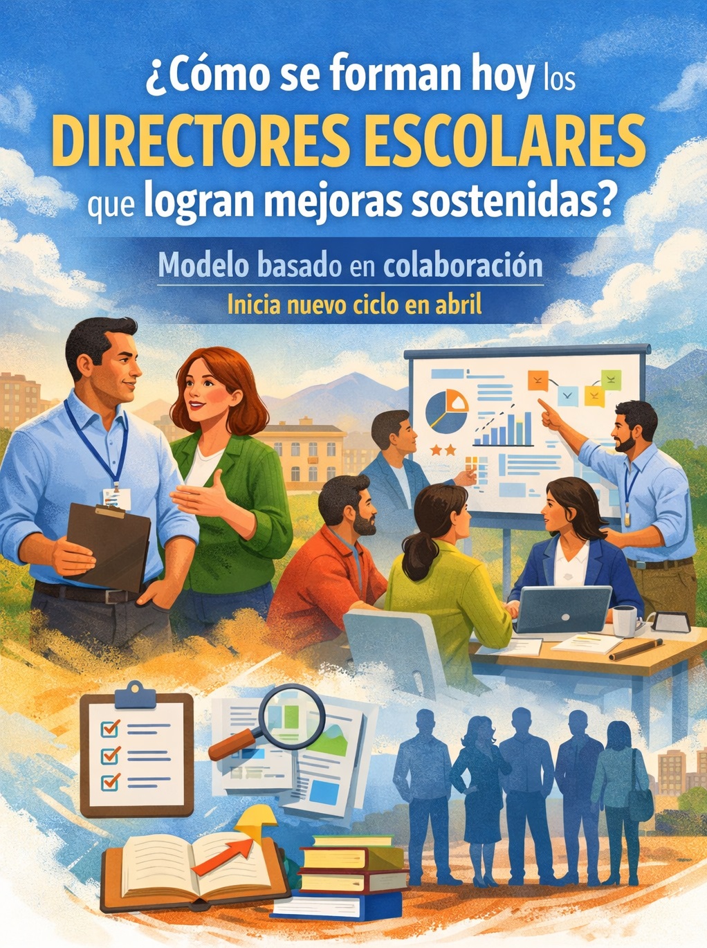CÓMO SE FORMAN HOY LOS DIRECTORES ESCOLARES QUE LOGRAN MEJORAS SOSTENIDAS: MODELO BASADO EN COLABORACIÓN INICIA NUEVO CICLO EN ABRIL
