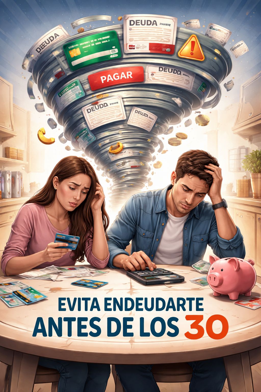 ¿DEUDAS INMANEJABLES ANTES DE LOS 30 AÑOS? ESTAS SON LAS CLAVES PARA NO CAER EN UNA ESPIRAL TEMPRANA DE PAGOS Y ANGUSTIA